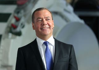 Russia's former leader Dmitry Medvedev, a President Putin ally who is now deputy chairman of the country's security council